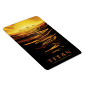 Sci-Fi Travel Ad, Moon Titan Magneet (Rechterzijde)