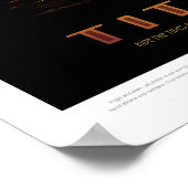 Sci-Fi Travel Ad, Moon Titan Poster (Hoek)