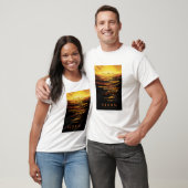 Sci-Fi Travel Ad, Moon Titan T-shirt (Unisex)