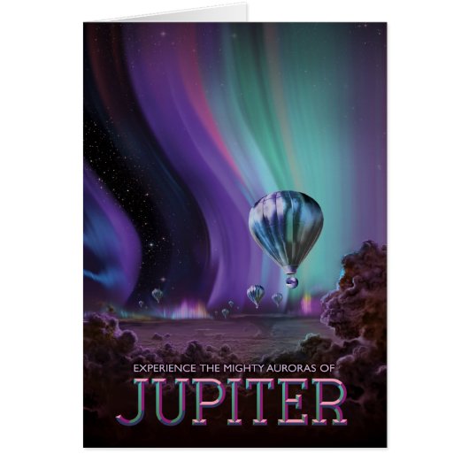 Sci-Fi Travel Ad, planeet Jupiter (Voorkant)