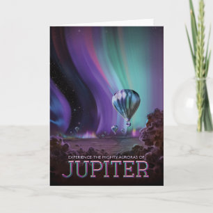 Sci-Fi Travel Ad, planeet Jupiter Kaart