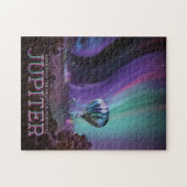 Sci-Fi Travel Ad, planeet Jupiter Legpuzzel (Horizontaal)