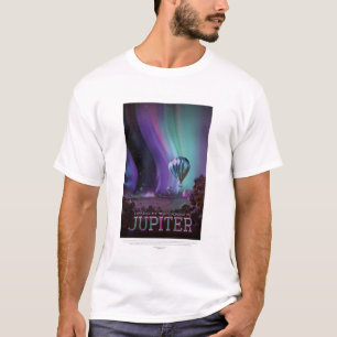 Sci-Fi Travel Ad, planeet Jupiter T-shirt