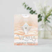 Sci-Fi Travel Ad, planeet Venus Briefkaart (Staand voorkant)