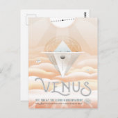 Sci-Fi Travel Ad, planeet Venus Briefkaart (Voorkant / Achterkant)