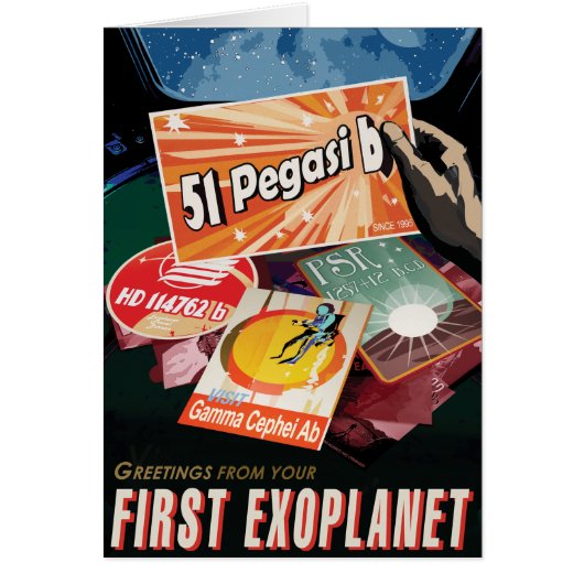 Sci-Fi Travel Ad, Planet 51 Pegasi b (Voorkant)