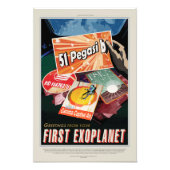 Sci-Fi Travel Ad, Planet 51 Pegasi B Foto Afdruk (Voorkant)