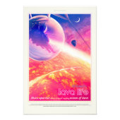 Sci-Fi Travel Ad, Planet 55 Cancri e Foto Afdruk (Voorkant)