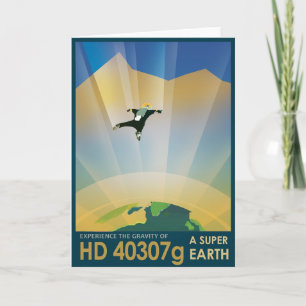 Sci-Fi Travel Ad, Planet HD 40307g Kaart