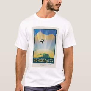 Sci-Fi Travel Ad, Planet HD 40307g T-shirt