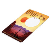 Sci-Fi Travel Ad, Planet Kepler-16b Magneet (Linkerzijde)