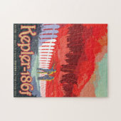 Sci-Fi Travel Ad, Planet Kepler-186f Legpuzzel (Horizontaal)