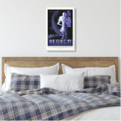 Sci-Fi Travel Ad, Planet PSO J318.5-22 Canvas Afdruk (Insitu (Slaapkamer))