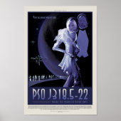 Sci-Fi Travel Ad, Planet PSO J318.5-22 Poster (Voorkant)