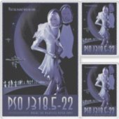 Sci-Fi Travel Ad, Planet PSO J318.5-22 Sticker (Voorkant)
