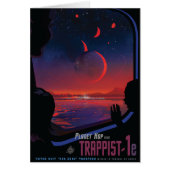 Sci-Fi Travel Ad, Planet Trapist-1e (Voorkant)