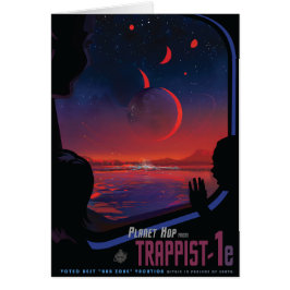 Sci-Fi Travel Ad, Planet Trapist-1e