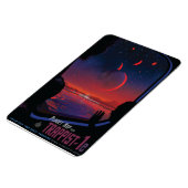 Sci-Fi Travel Ad, Planet Trapist-1e Magneet (Linkerzijde)
