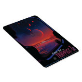 Sci-Fi Travel Ad, Planet Trapist-1e Magneet (Rechterzijde)