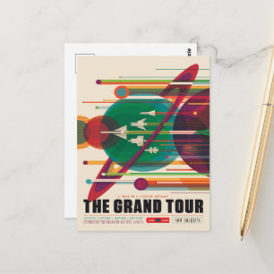 Sci-Fi Travel en de Grand Tour Briefkaart