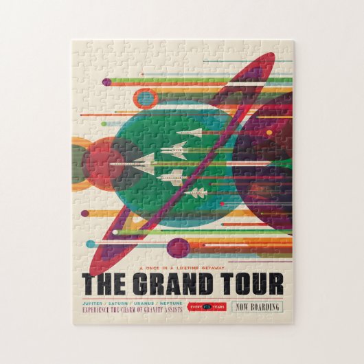 Sci-Fi Travel en de Grand Tour Legpuzzel (Verticaal)