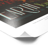 Sci-Fi Travel en Planet Earth Foto Afdruk (Hoek)