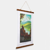 Sci-Fi Travel en Planet Earth Hangend Wandkleed (Gebogen)