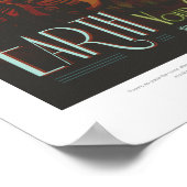 Sci-Fi Travel en Planet Earth Poster (Hoek)