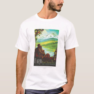 Sci-Fi Travel en Planet Earth T-shirt