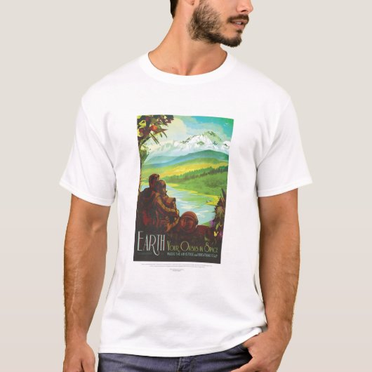 Sci-Fi Travel en Planet Earth T-shirt (Voorkant)