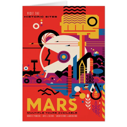 Sci-Fi Travel en Planet Mars (Voorkant)
