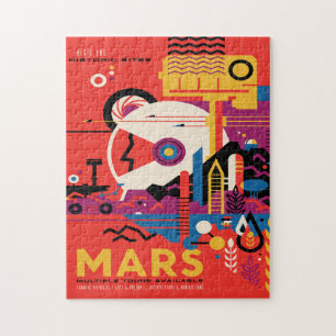 Sci-Fi Travel en Planet Mars Legpuzzel