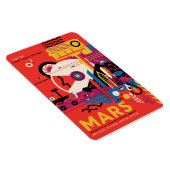 Sci-Fi Travel en Planet Mars Magneet (Rechterzijde)