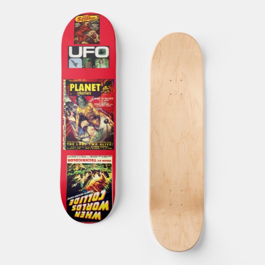 Sci Fi UFO JMT8 1/4" Skateboard Deck (Voorkant)
