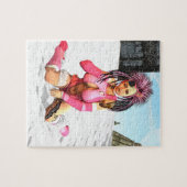 Sci Fi Vrouw Cyborg Legpuzzel (Horizontaal)