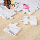 Sci Fi Vrouw Cyborg Legpuzzel (Zijkant)