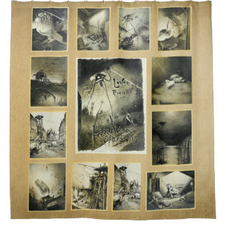 Sci Fi Wereldoorlog Douchegordijn