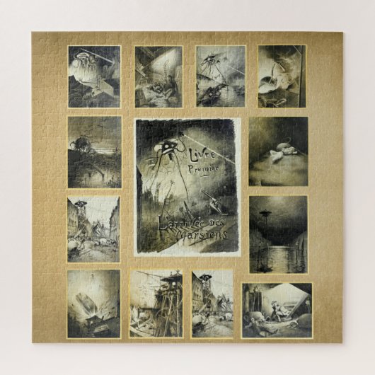 Sci Fi Wereldoorlog Legpuzzel (Verticaal)