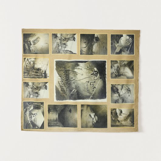 Sci Fi Wereldoorlog Wandkleed (Voorkant (horizontaal))