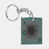 Sci Fi Wormgat Alien UFO Space Extra Terrestrial Sleutelhanger (Voorkant Links)