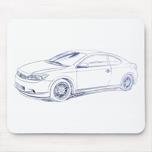 Sci tC schets 1st gen Muismat (Voorkant)