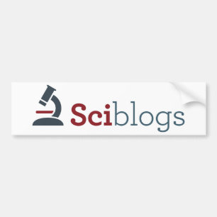 Sciblogs bumpersticker - wit