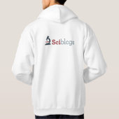 Sciblogs hoodie - wit (Achterkant)