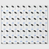 Science Afstuderen Beaker Pet Afgestudeerde cilind Cadeaupapier (Vlak)