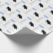 Science Afstuderen Beaker Pet Afgestudeerde cilind Cadeaupapier (Hoek)