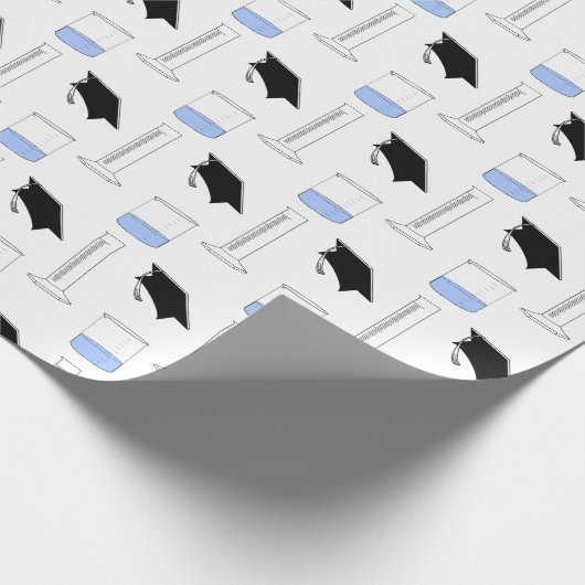 Science Afstuderen Beaker Pet Afgestudeerde cilind Cadeaupapier (Hoek)