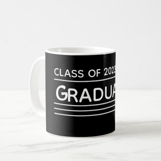 Science Afstuderen Gradued Cylinder Geek Koffiemok (Voorkant links)
