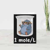 Science & Technology Funny Chemistry 1 Mole L Kaart (Voorkant)