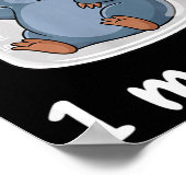 Science &amp; Technology Funny Chemistry 1 Mole L  Poster (Hoek)