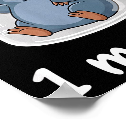 Science &amp; Technology Funny Chemistry 1 Mole L  Poster (Hoek)